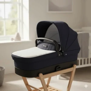 Silver Cross Pioneer carrycot attachment suitable for overnight sleeping.