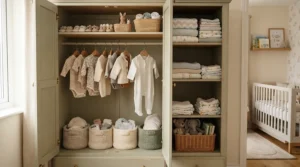 Browsing top rated nursery storage reviews to find the best wardrobe organisers for baby clothes